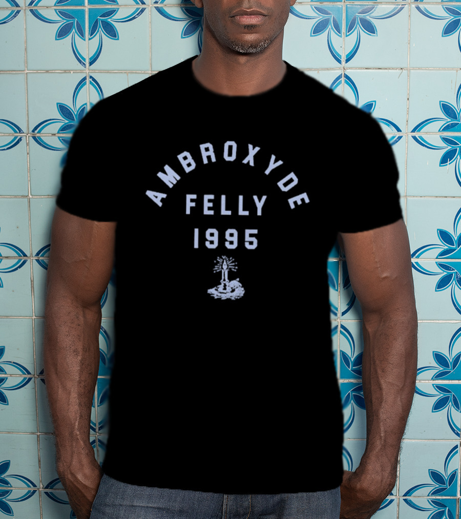 Felly Ambroxyde 1995 Candle Symbol Vintage T-Shirt