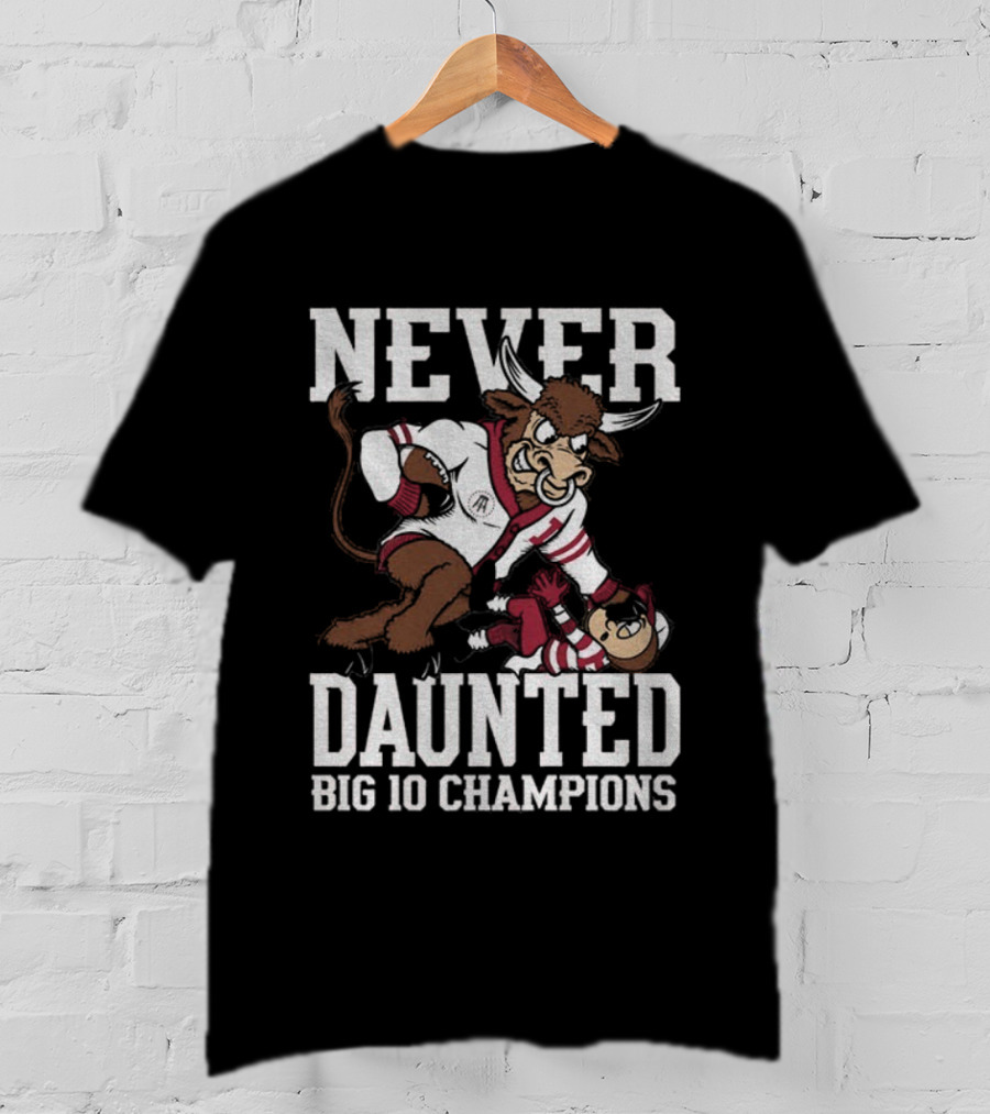 Never Daunted Indiana Hoosiers Big 10 Champions Victory Over Ohio State T-Shirt