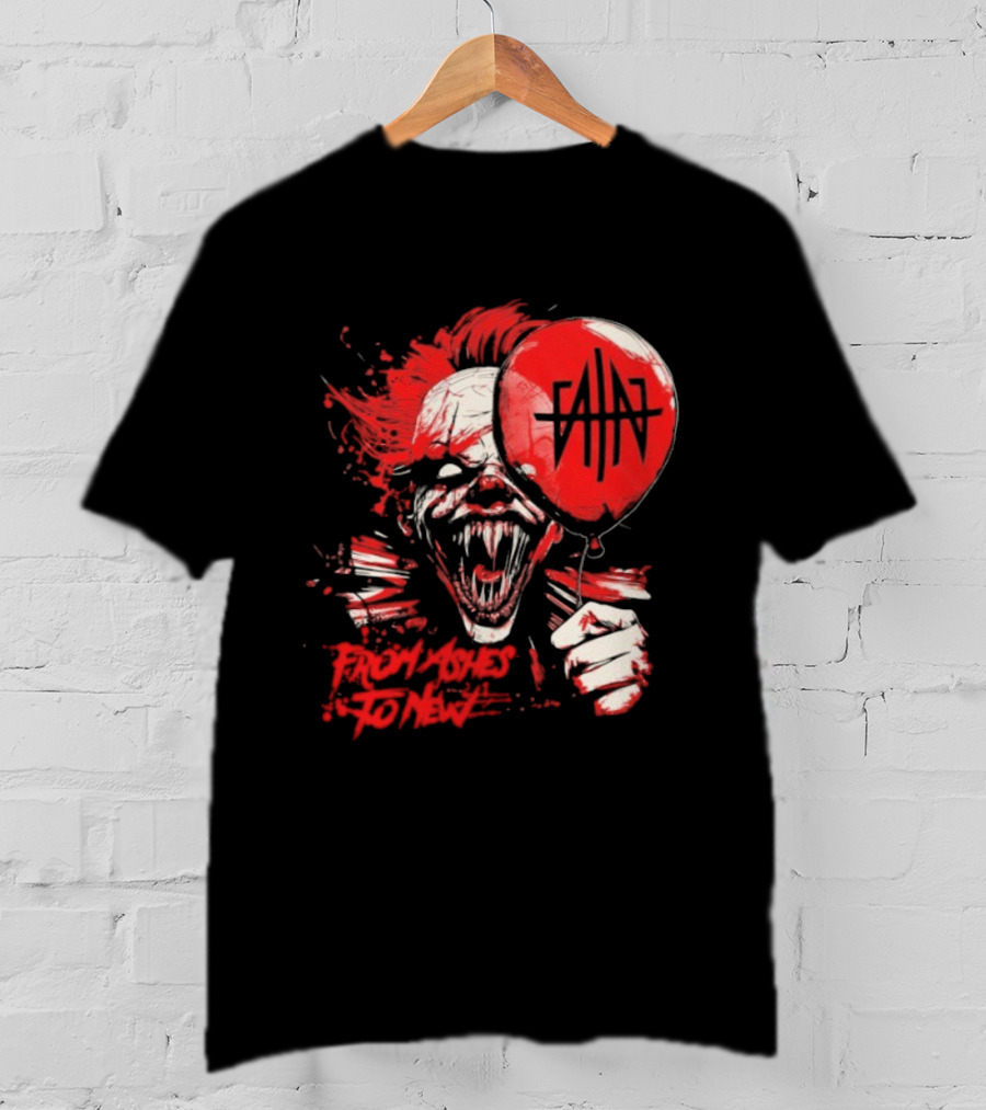 From Ashes To New Pennywise Balloon Fan Art T-Shirt