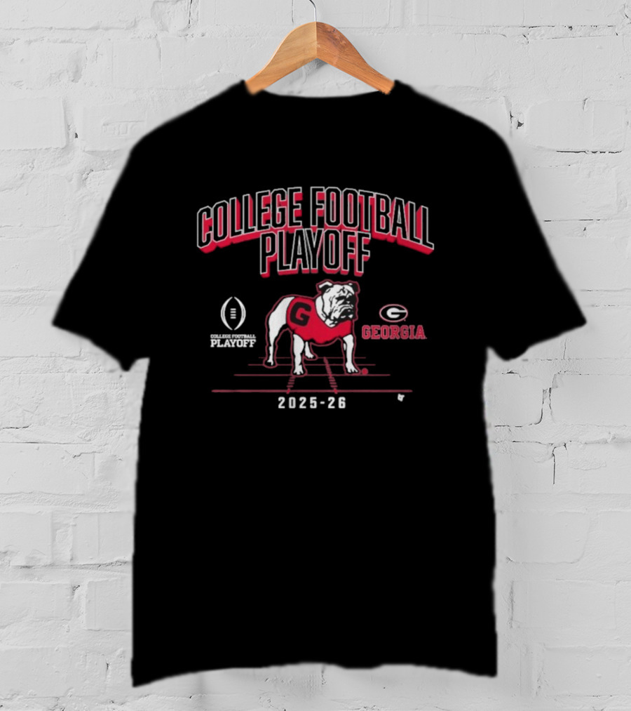 Georgia Bulldogs College Football Playoff 2025 2026 T-Shirt