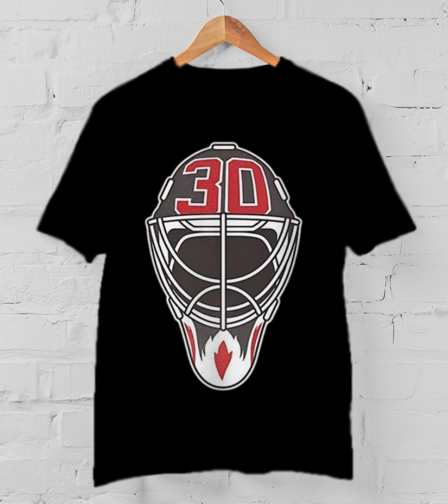 New Jersey Devils Number 30 Goalie Mask T-Shirt