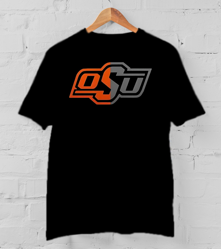 Oklahoma State Cowboys OSU Back In Black Orange Gray T-Shirt