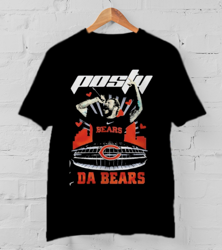 Posty Bears Da Bears Chicago Stadium T-Shirt