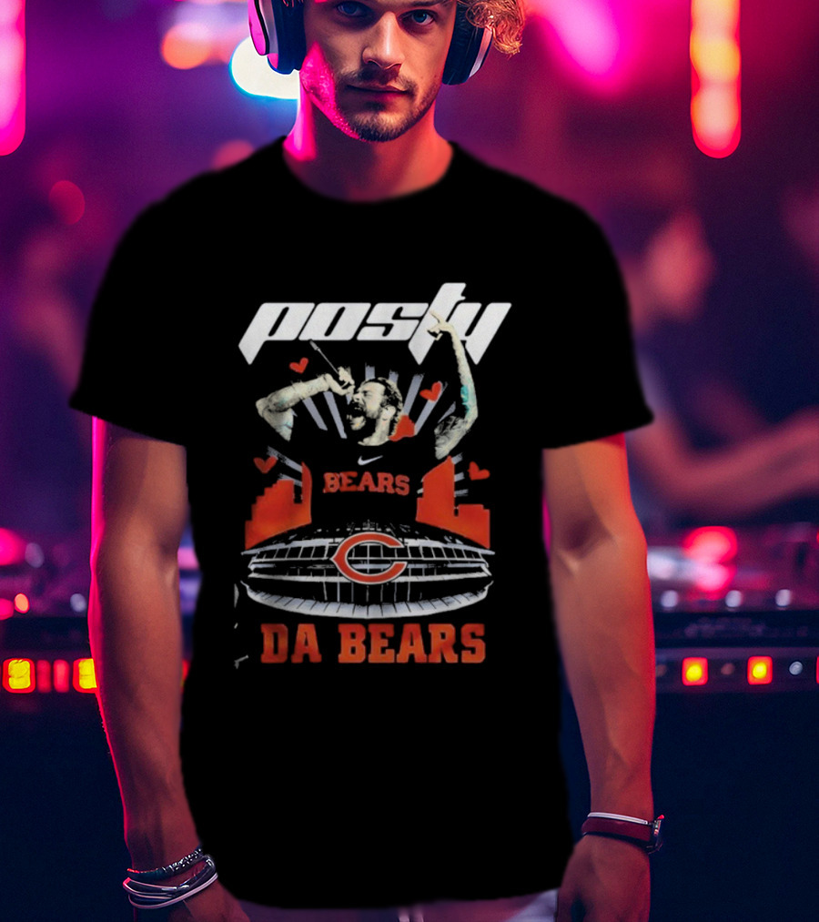 Posty Bears Da Bears Chicago Stadium T-Shirt