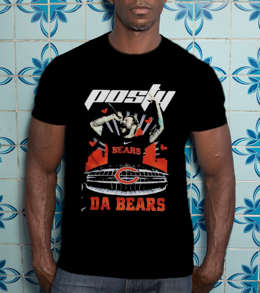 Posty Bears Da Bears Chicago Stadium T-Shirt