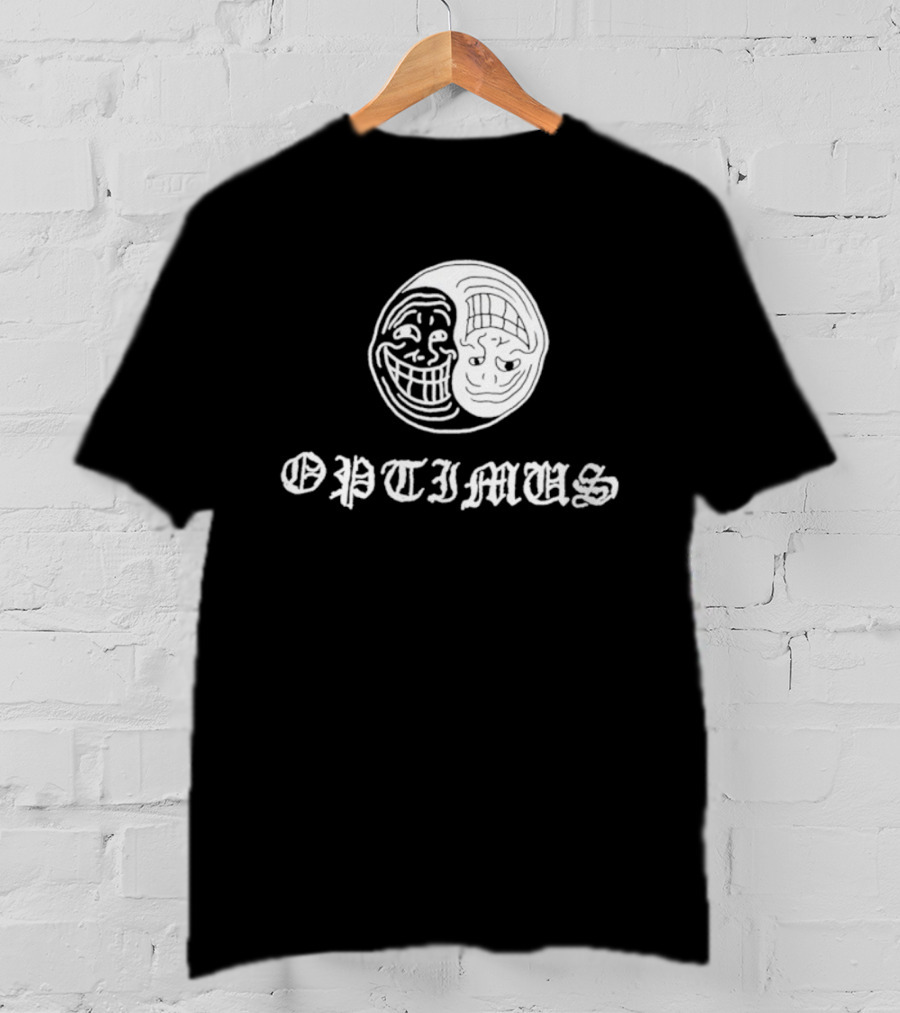OPTIMUS Yin Yang Trollface T-Shirt