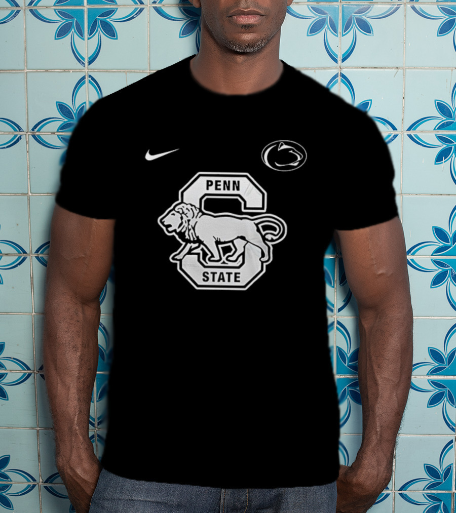 Penn State Nittany Lions Nike Vintage Lion Graphic Icon T-Shirt