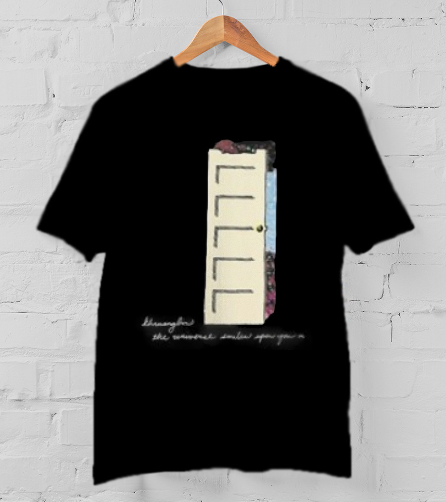 TUSHY The Universe Smiles Upon You 2025 Tour Door Art With Flowers And Pastel Colors T-Shirt
