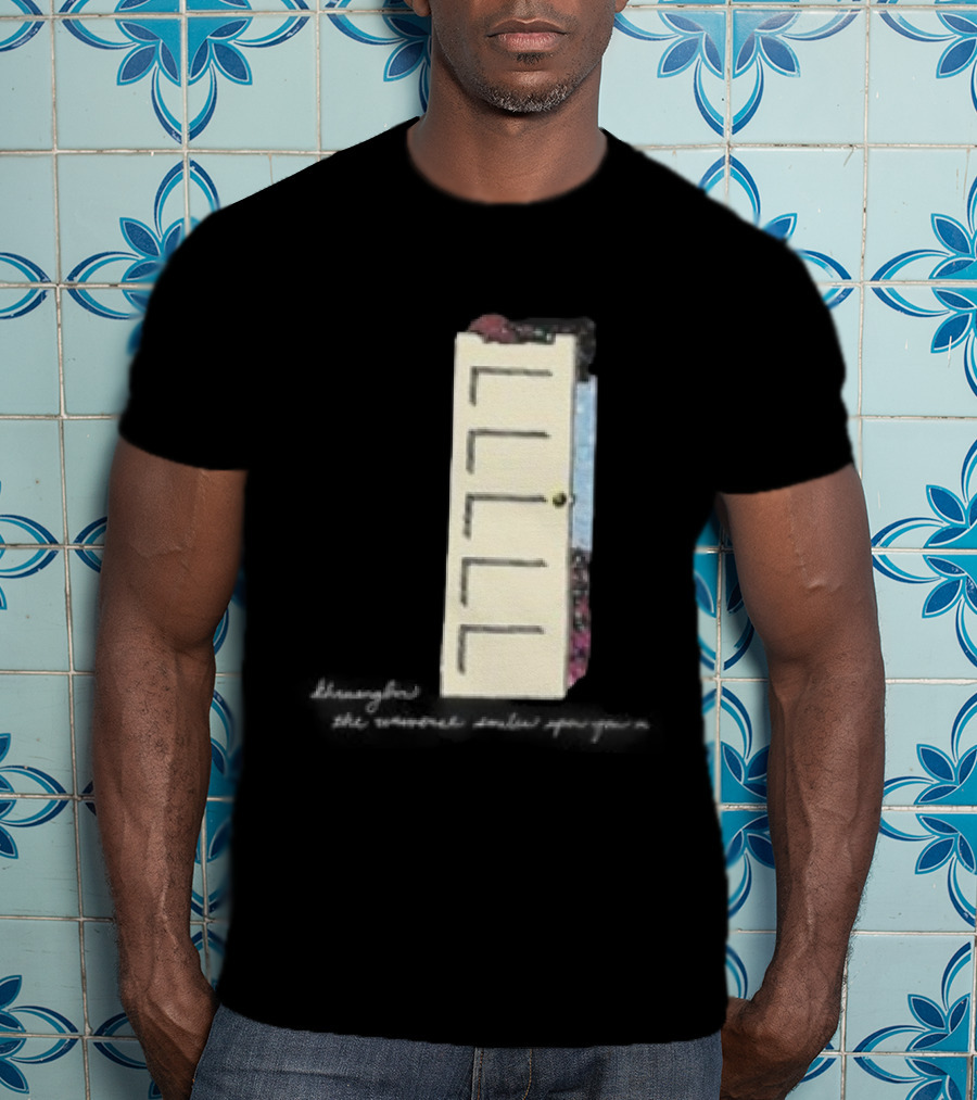 TUSHY The Universe Smiles Upon You 2025 Tour Door Art With Flowers And Pastel Colors T-Shirt