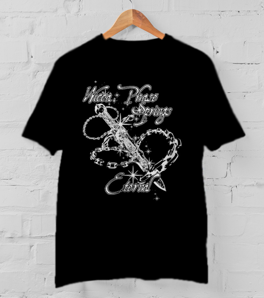 Wicca Phase Springs Eternal Soul Weapon Chain Sword Stars T-Shirt