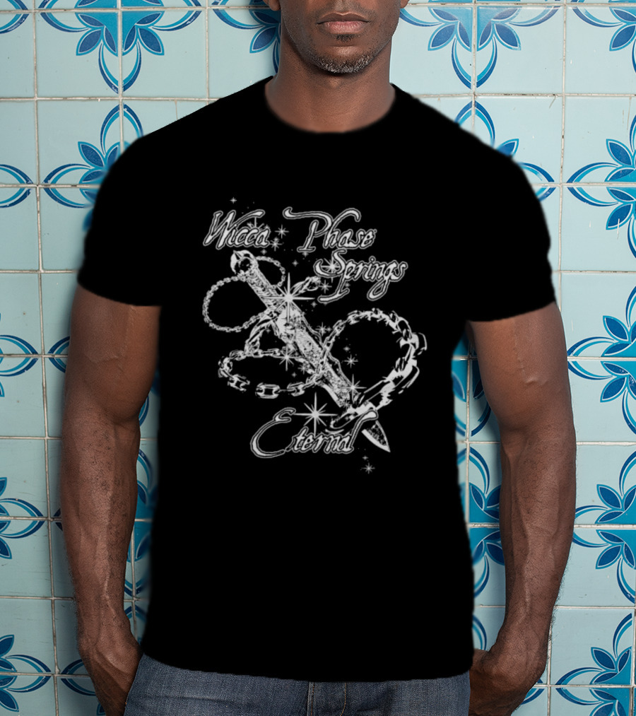 Wicca Phase Springs Eternal Soul Weapon Chain Sword Stars T-Shirt