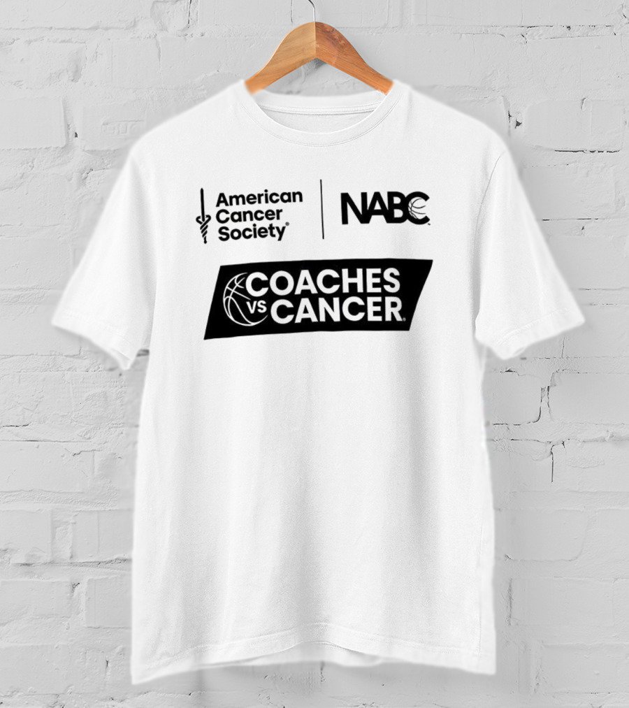 American Cancer Society Coaches Vs Cancer NABC Collaboration T-Shirt