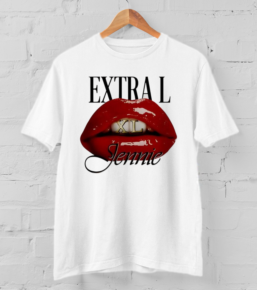 Extral XL Jennie Lips Music Lover T-Shirt