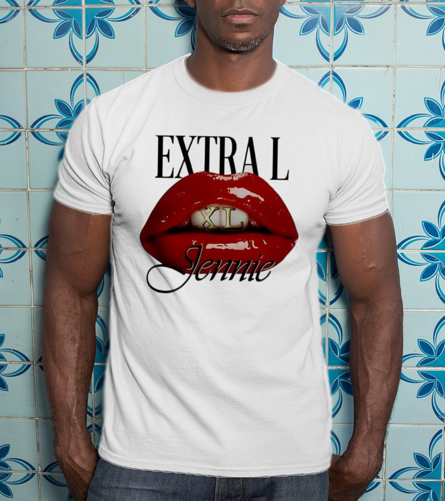 Extral XL Jennie Lips Music Lover T-Shirt