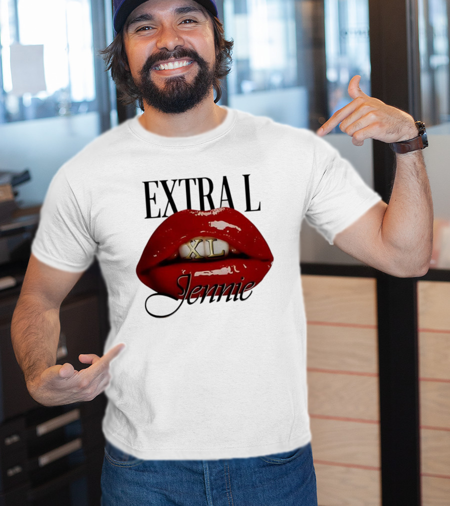 Extral XL Jennie Lips Music Lover T-Shirt