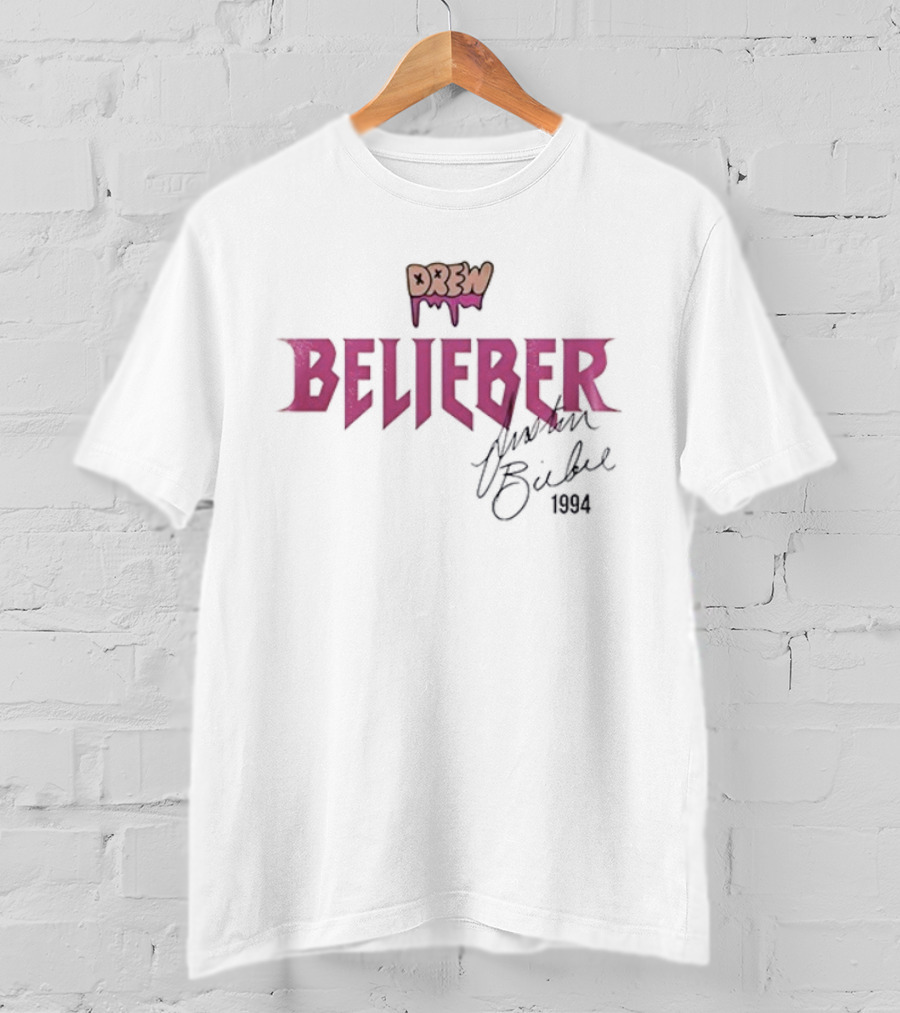 Drew Belieber Justin Bieber Signature 1994 T-Shirt
