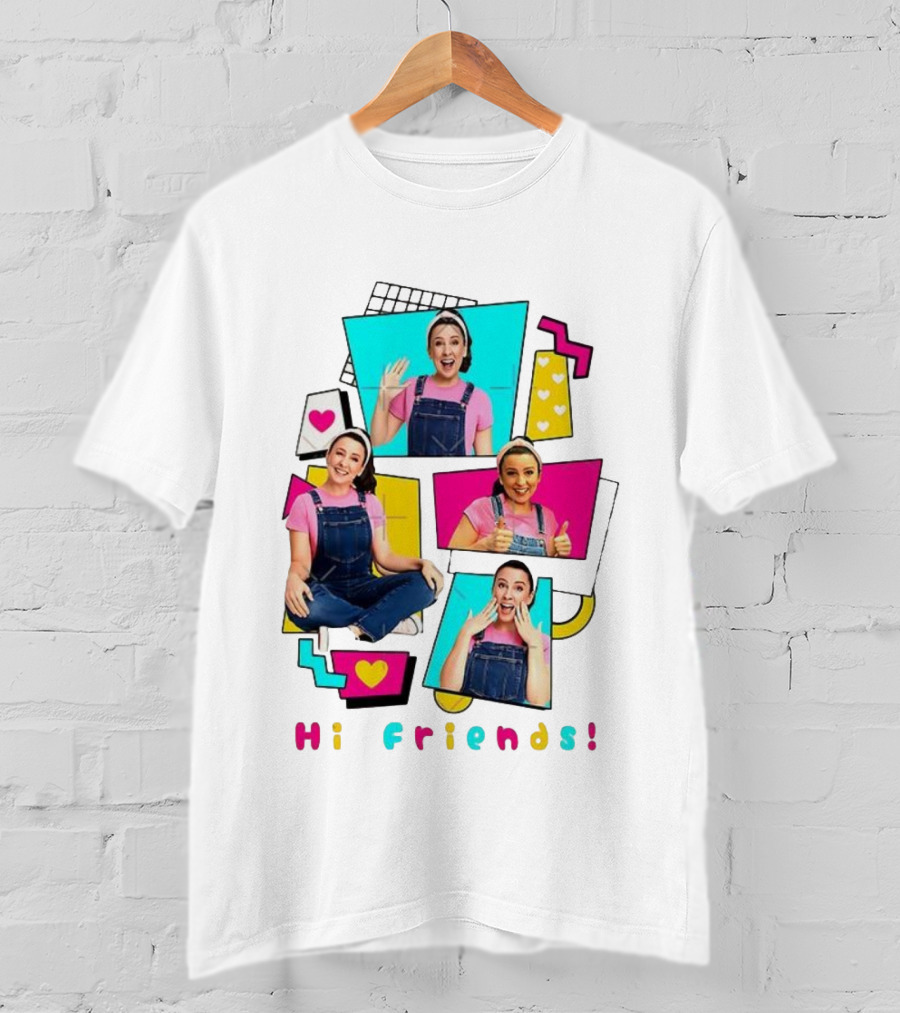 Hi Friends Ms. Rachel 80’s Vibe Retro Style T-Shirt