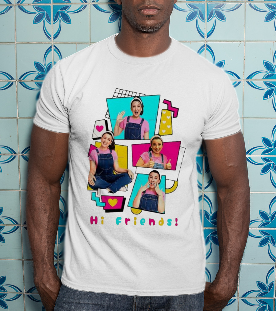 Hi Friends Ms. Rachel 80’s Vibe Retro Style T-Shirt