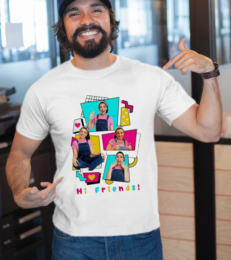 Hi Friends Ms. Rachel 80’s Vibe Retro Style T-Shirt
