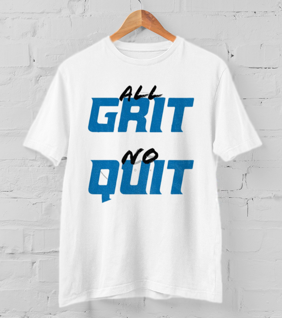 Detroit Lions NFL All Grit No Quit 2025 T-Shirt