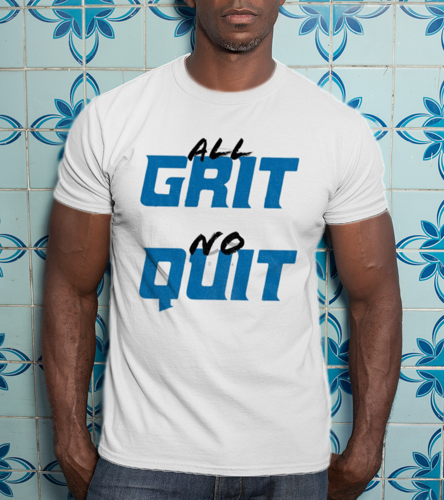 Detroit Lions NFL All Grit No Quit 2025 T-Shirt