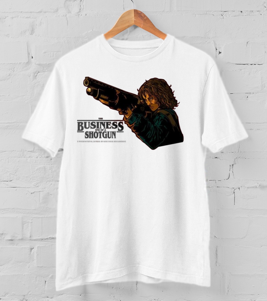 The Business End Of A Shotgun International Symbol Of Kiss Your Ass Goodbye T-Shirt