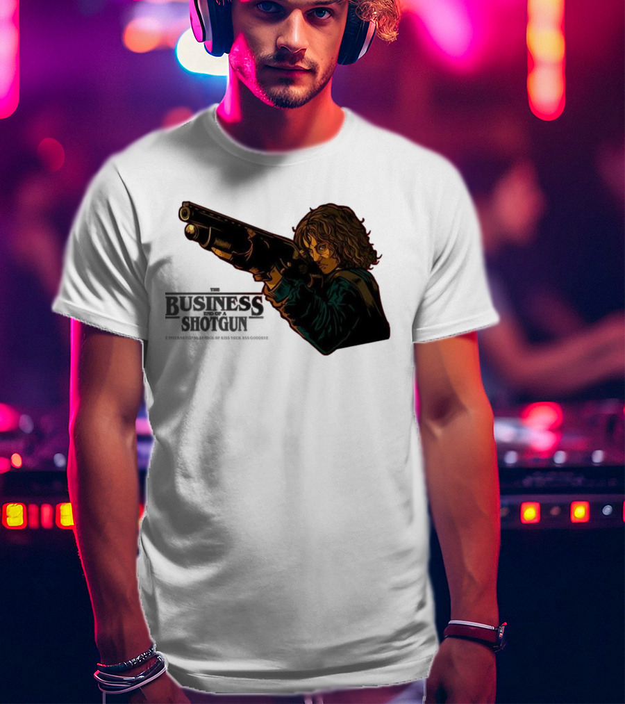 The Business End Of A Shotgun International Symbol Of Kiss Your Ass Goodbye T-Shirt