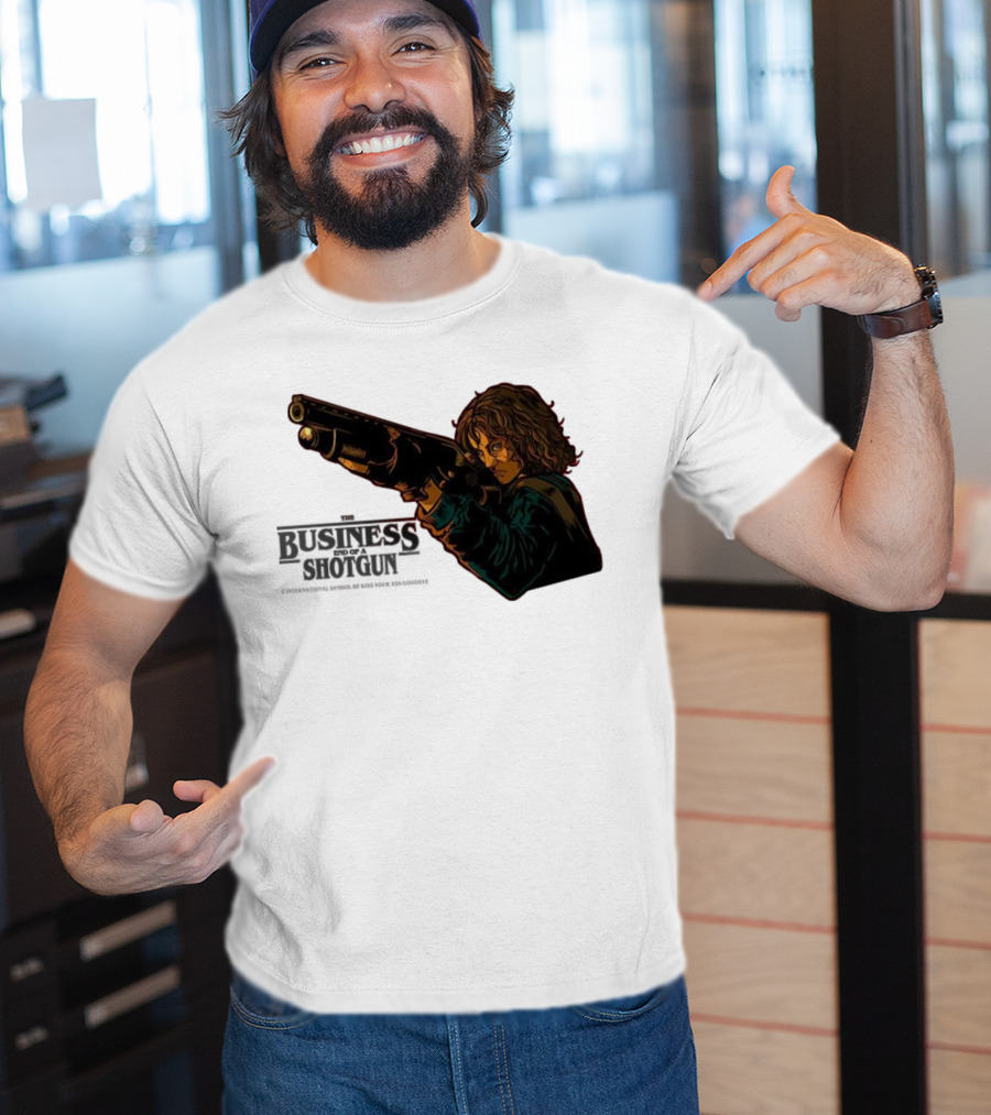 The Business End Of A Shotgun International Symbol Of Kiss Your Ass Goodbye T-Shirt
