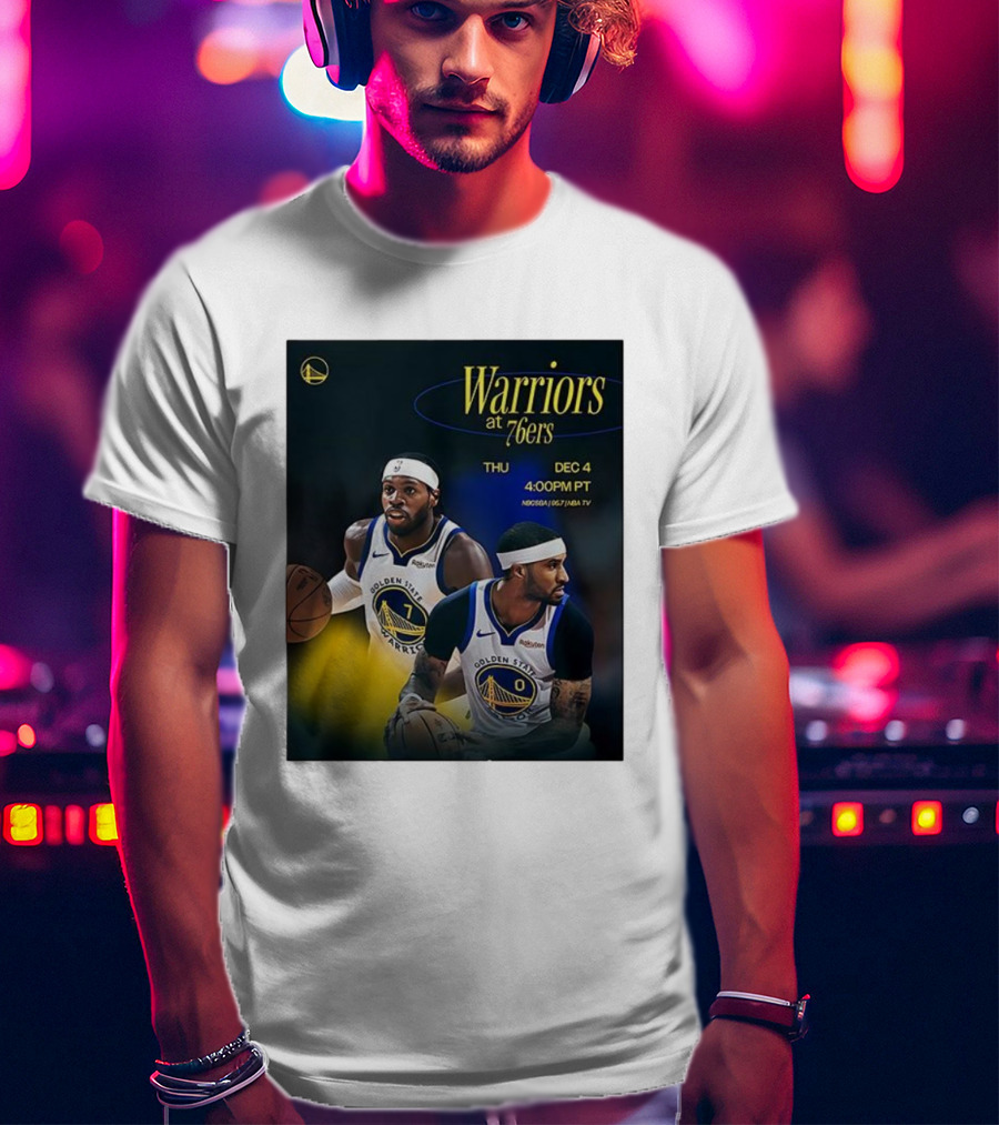 Warriors At 76ers Thu Dec 4 4:00 PM PT NBA TV T-Shirt