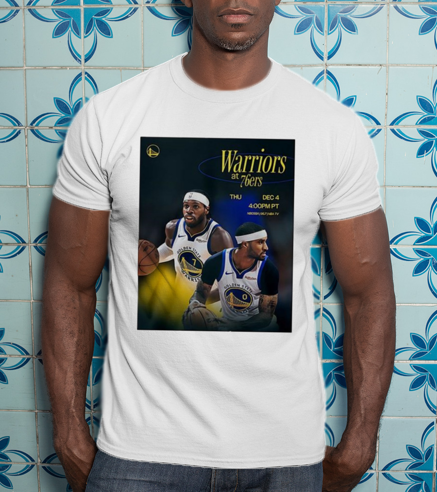 Warriors At 76ers Thu Dec 4 4:00 PM PT NBA TV T-Shirt