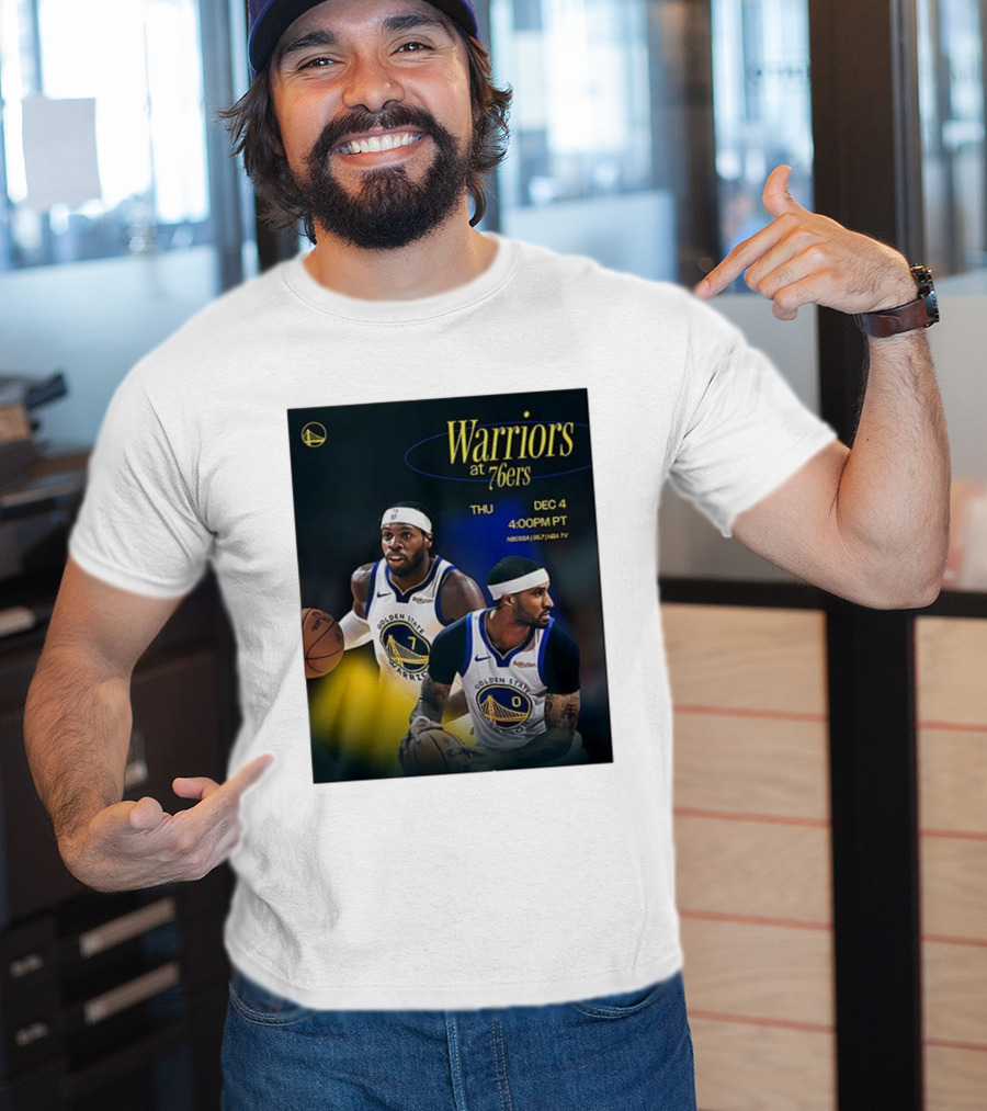 Warriors At 76ers Thu Dec 4 4:00 PM PT NBA TV T-Shirt
