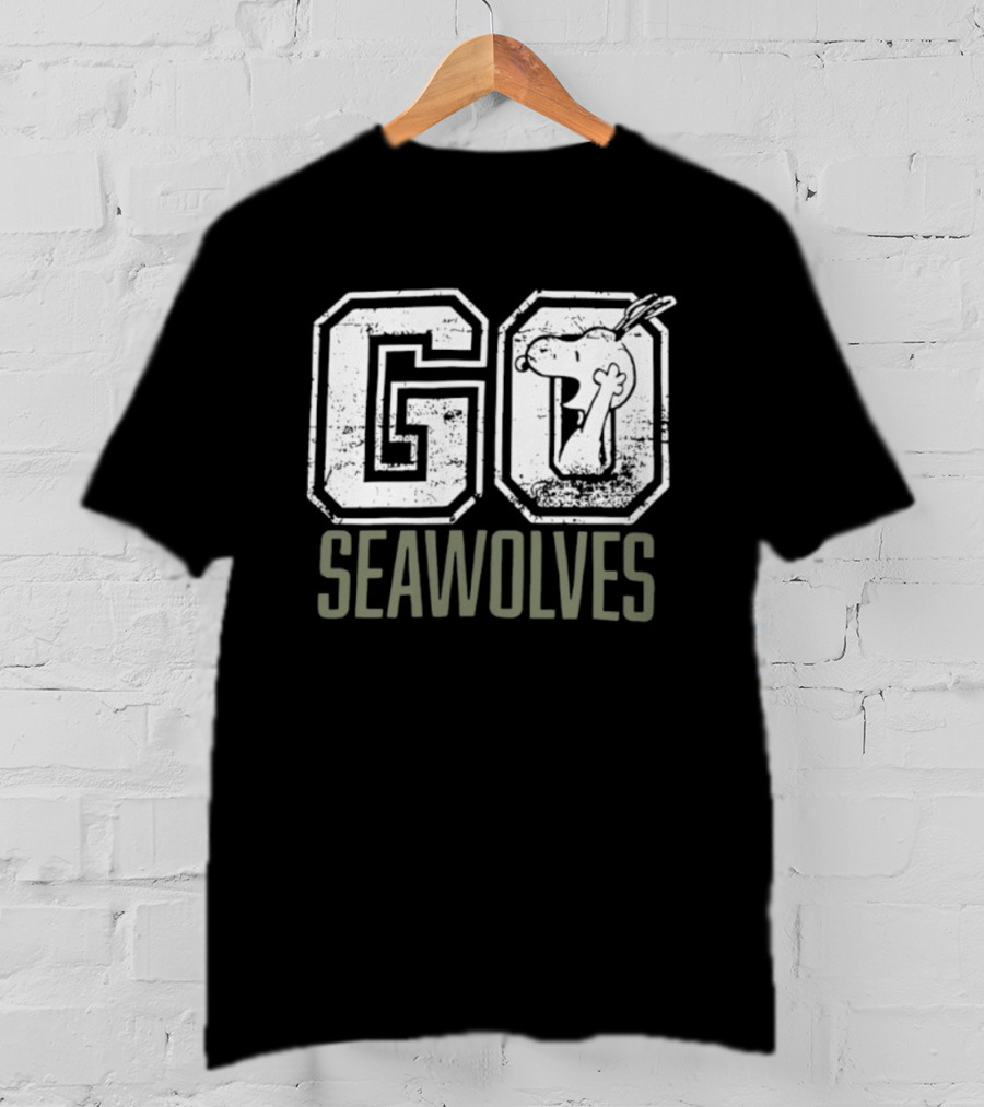 Go Seawolves Snoopy T-Shirt