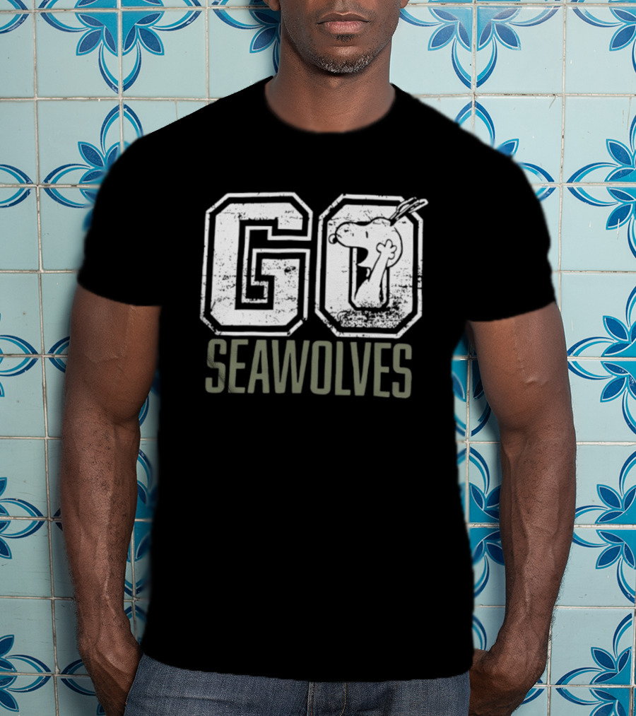 Go Seawolves Snoopy T-Shirt