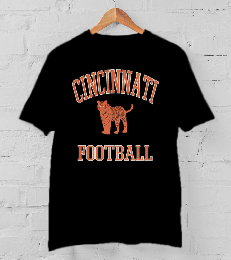 Cincinnati Football Tiger Mascot T-Shirt