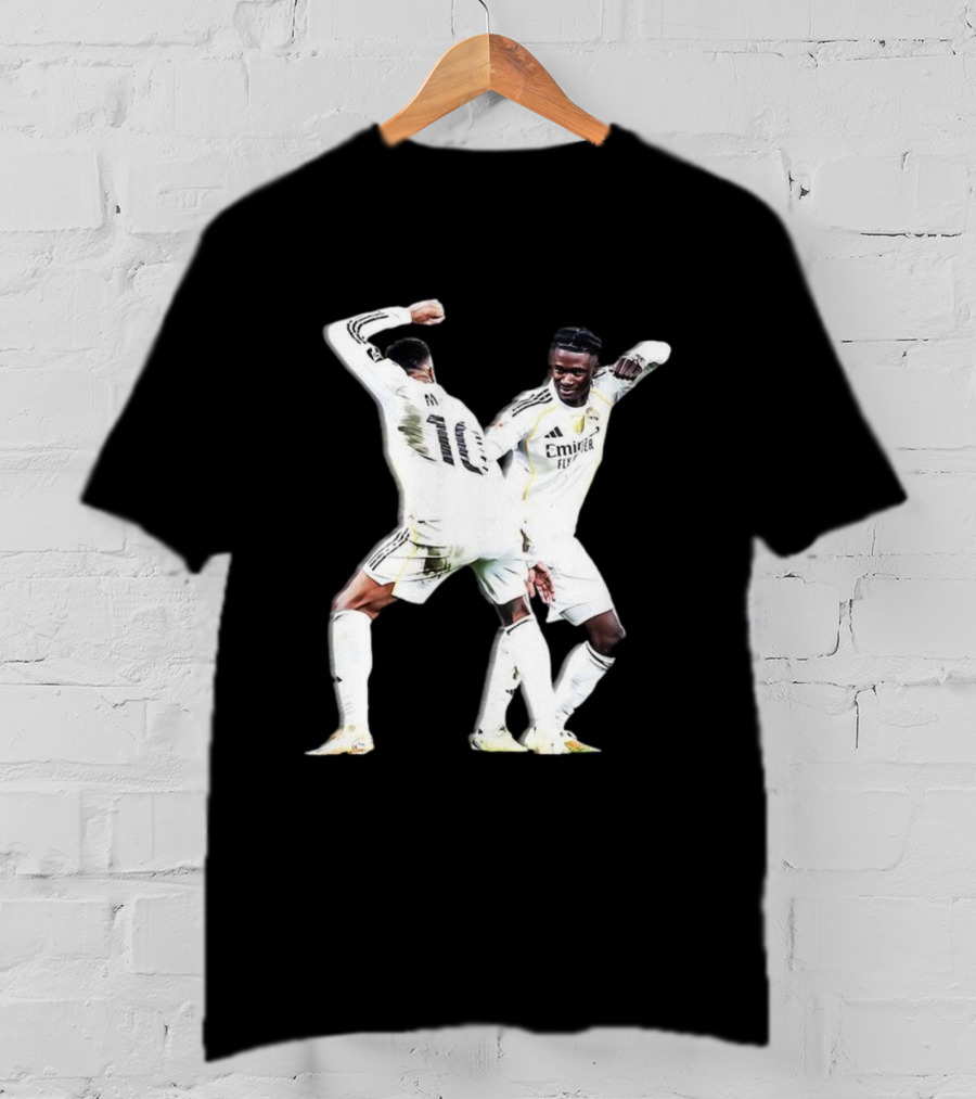 Kylian Mbappé Eduardo Camavinga Real Madrid Celebration T-Shirt