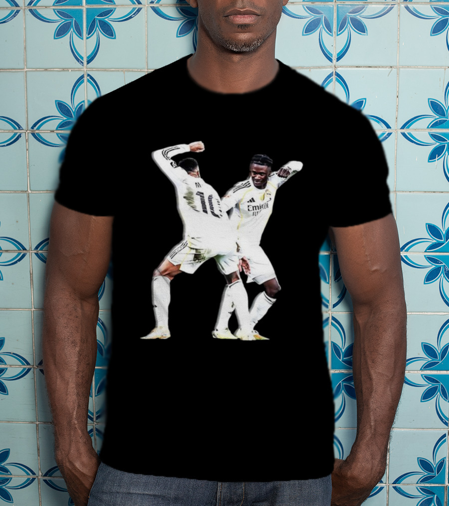 Kylian Mbappé Eduardo Camavinga Real Madrid Celebration T-Shirt