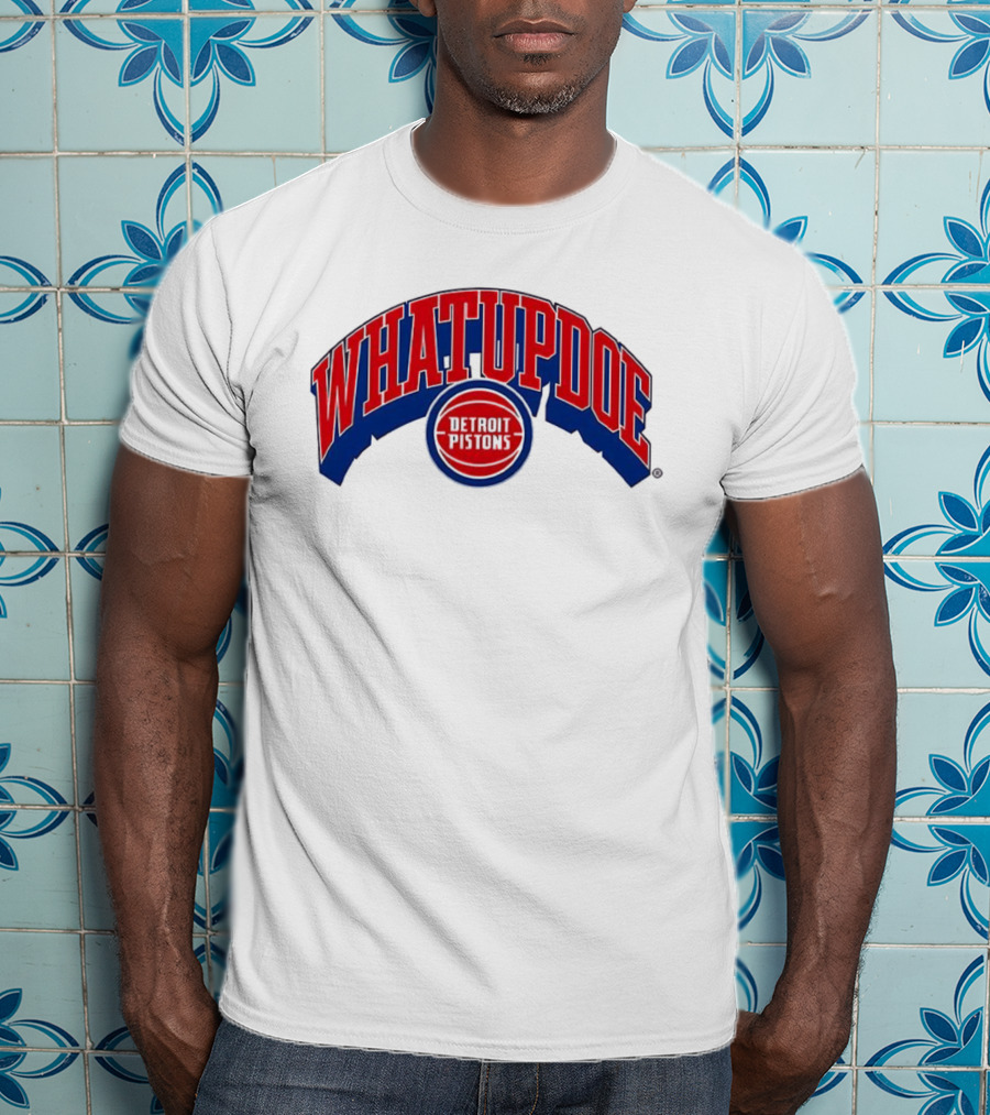 Whatupdoe Detroit Pistons Basketball T-Shirt