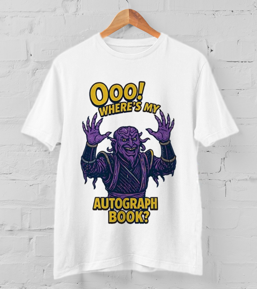Ivan Ooze Ooo Where's My Autograph Book T-Shirt