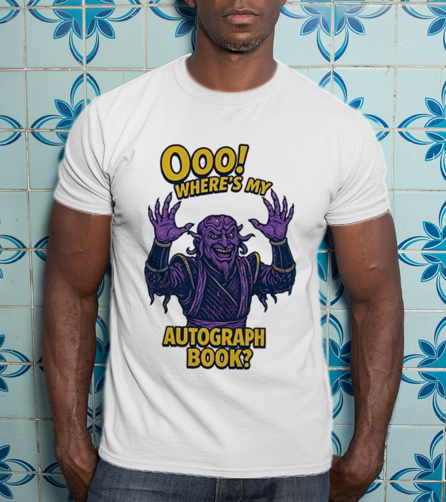 Ivan Ooze Ooo Where's My Autograph Book T-Shirt