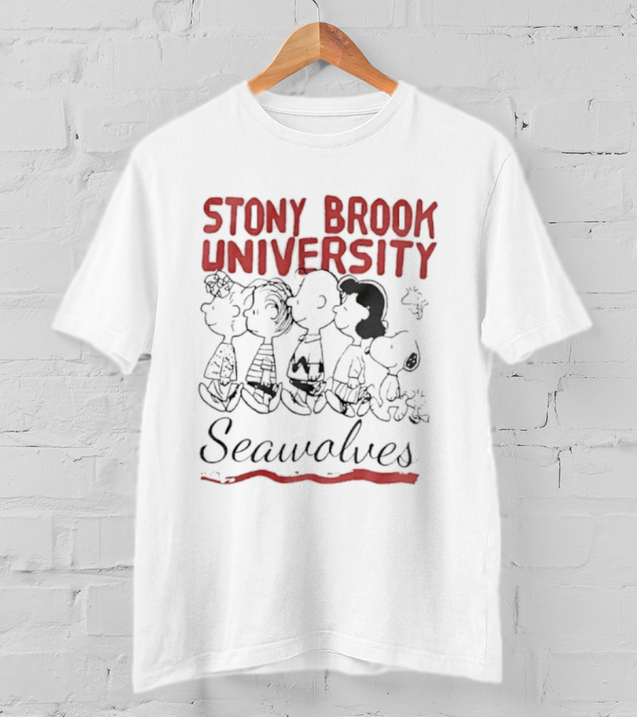 Stony Brook University Peanuts Gang Seawolves T-Shirt