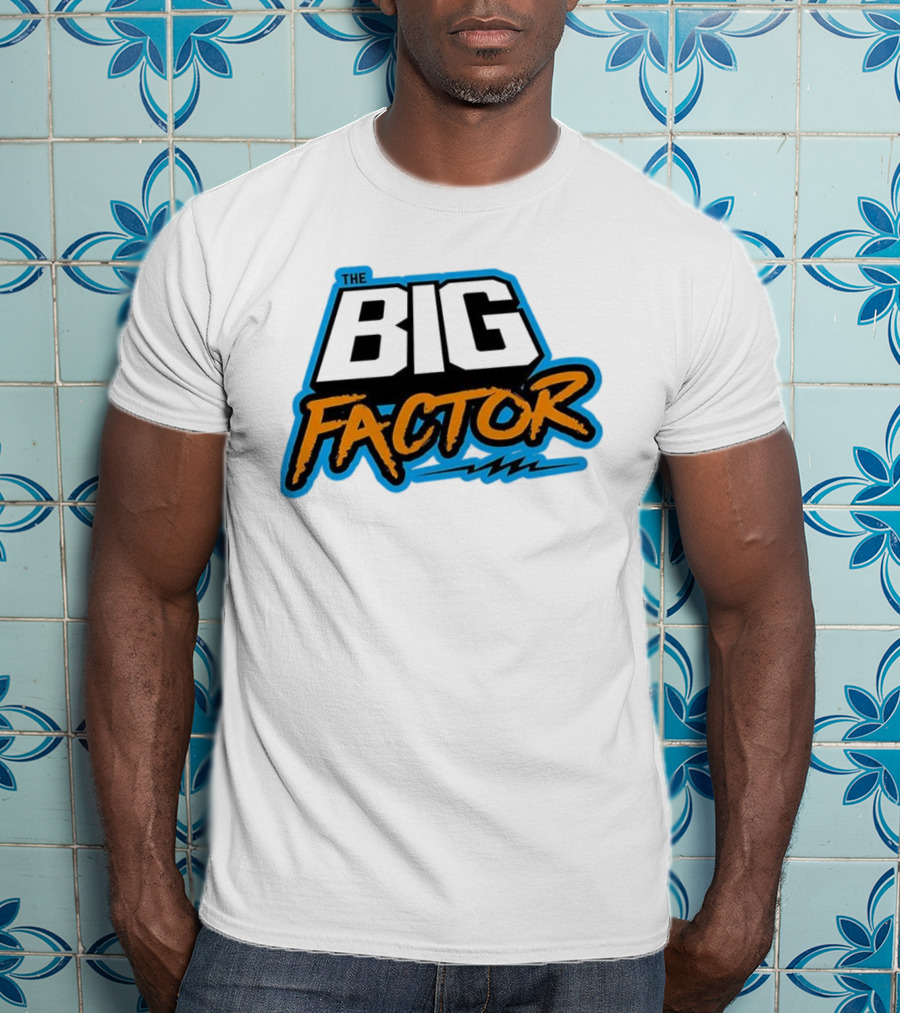 The Big Factor Text With Lightning Bolt Icon T-Shirt