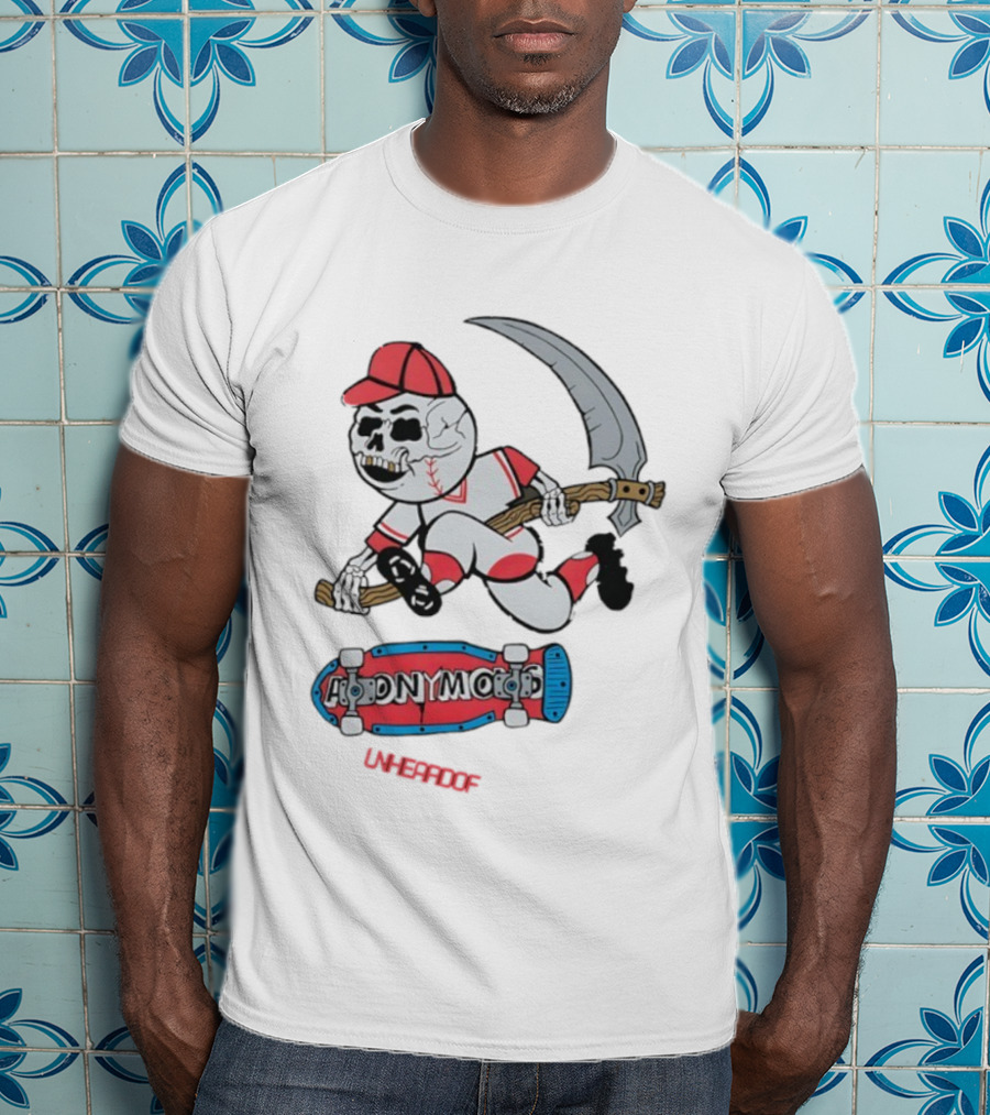 Unheardof Andymac Reaper Skater Baseball T-Shirt