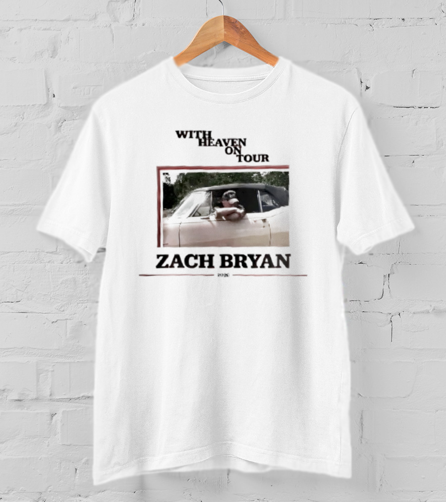 Zach Bryan With Heaven On Tour 2026 T-Shirt