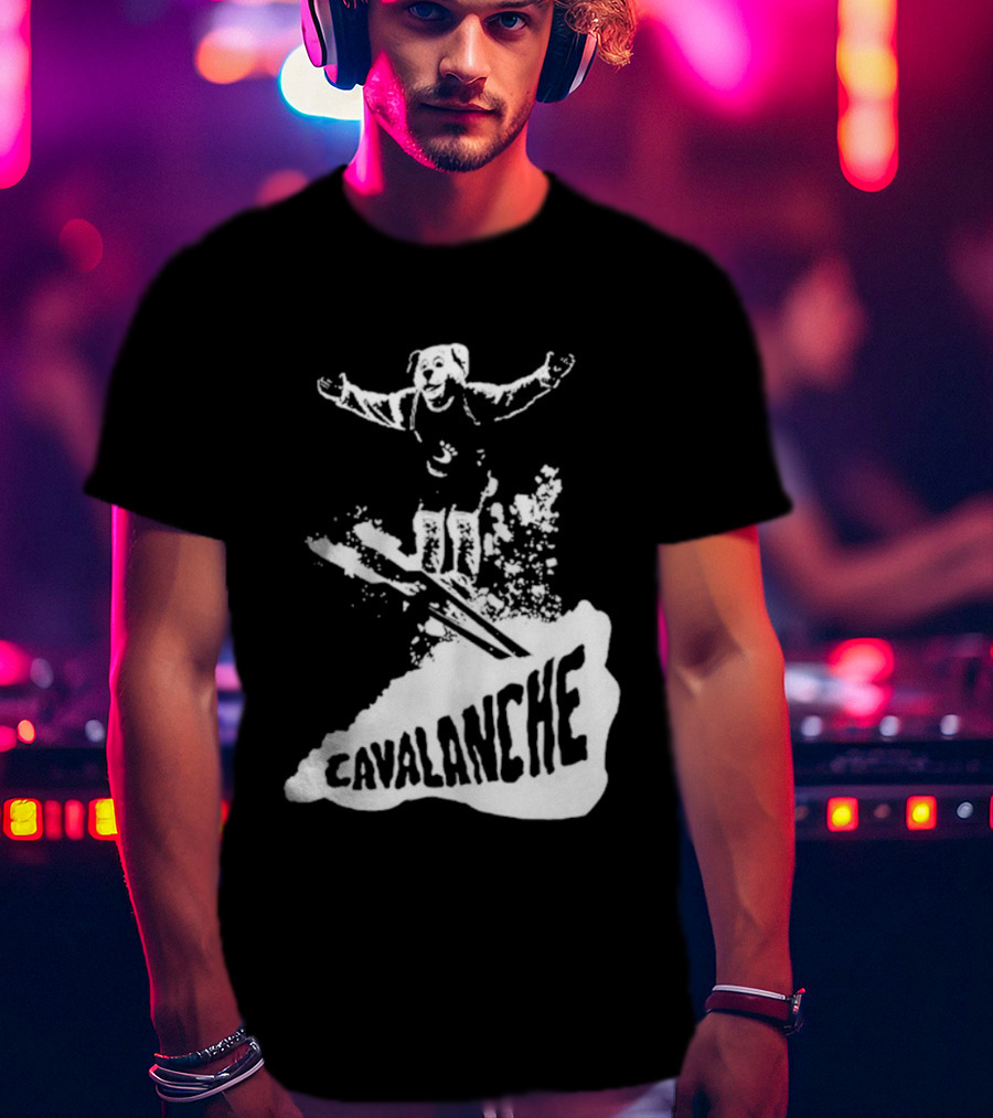 Cleveland Cavaliers Cavalanche Moondog Ski Mascot Adventure T-Shirt