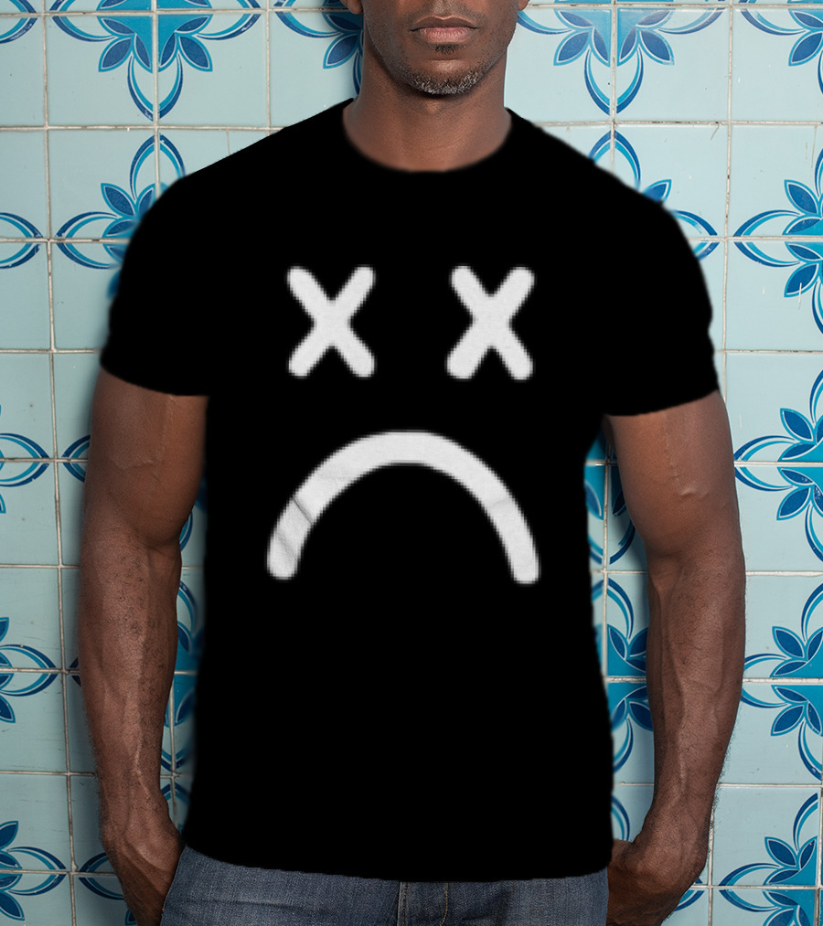 Call Me Karizma My Favorite Genre Is Alt Hardcore Sad Shit XX Frown Face T-Shirt