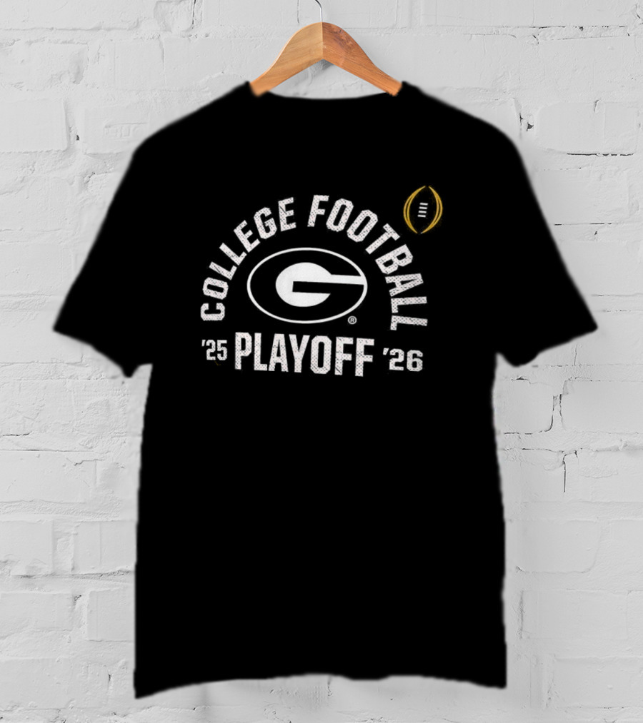 College Football Playoff Georgia Bulldogs '25-'26 Football T-Shirt