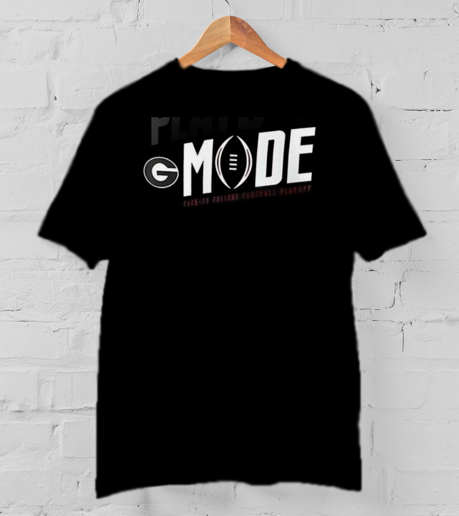 Georgia Bulldogs Playoff Mode College Football Playoff 2025-2026 CFP T-Shirt