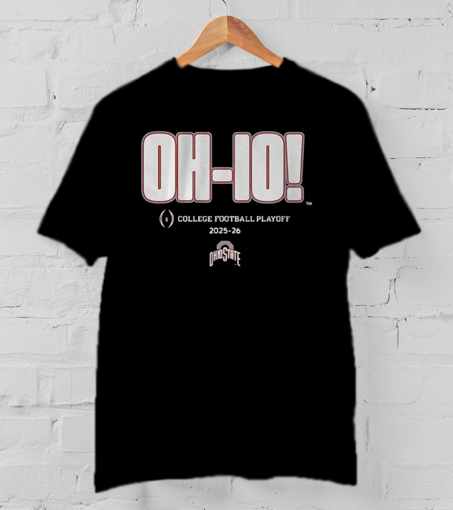 OH-IO College Football Playoff 2025-26 Ohio State Buckeyes T-Shirt