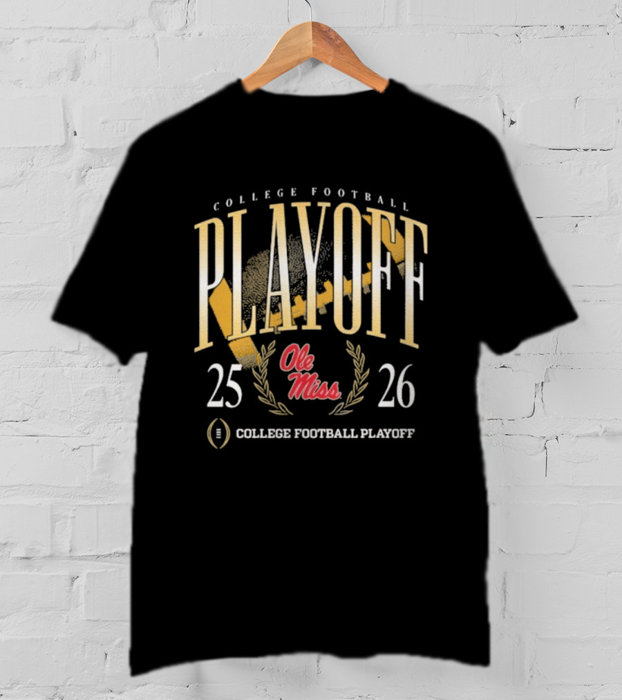 Ole Miss Rebels 2025 2026 College Football Playoff Championship T-Shirt