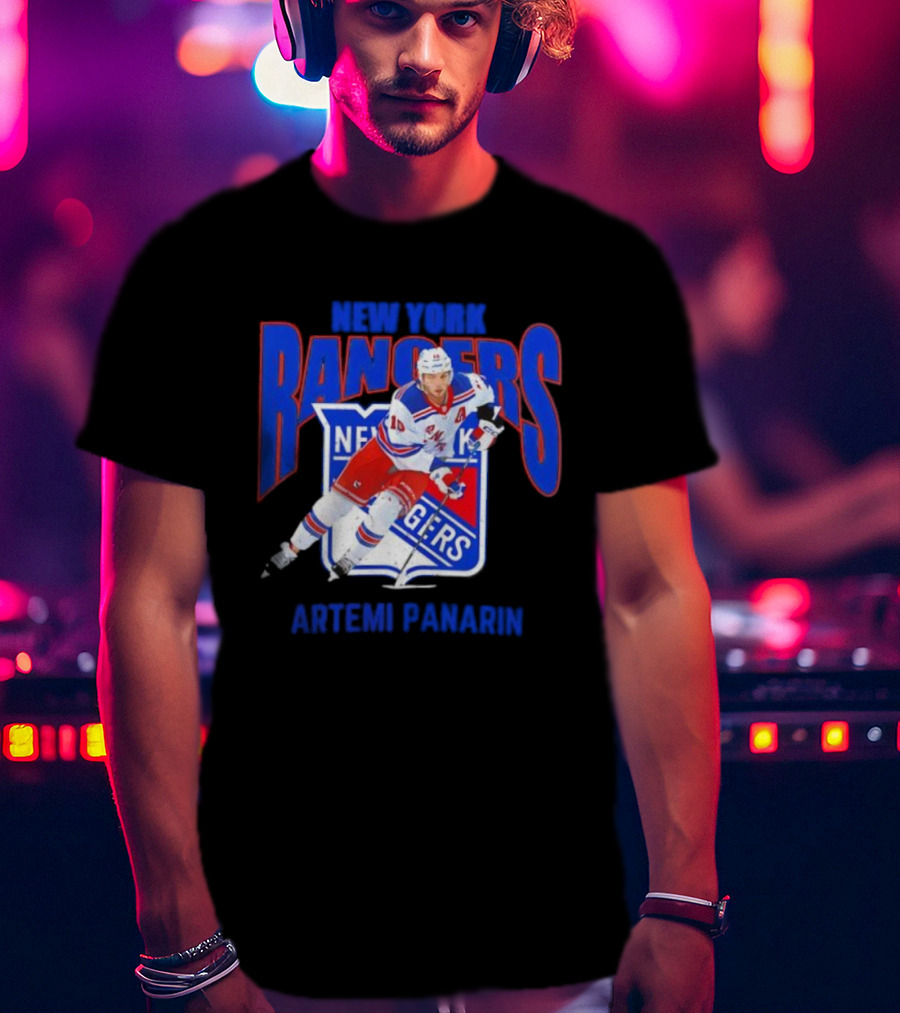 New York Rangers Artemi Panarin Playoffs T-Shirt